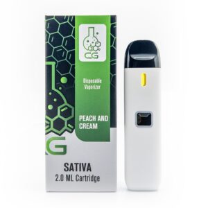 CG Extracts – 2ml Disposable Pen – Peach and Cream
