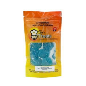 Chef’s Treats – Full Spectrum Blue Raspberry Slices 200mg THC