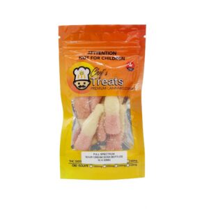 Chef’s Treats – Full Spectrum Sour Cream Soda Bottles 200mg THC