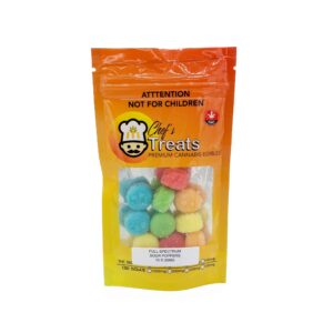Chef’s Treats – Full Spectrum Sour Poppers 200mg THC