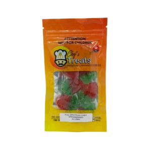 Chef’s Treats – Full Spectrum Strawberries 200mg THC