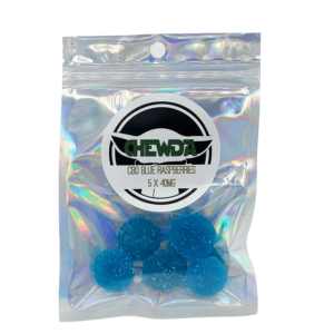 Chewda – Blue Raspberries – 200mg CBD
