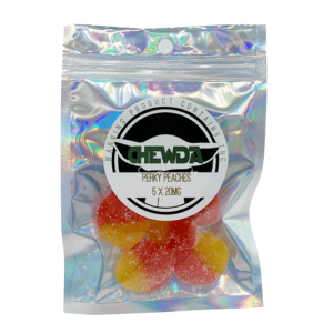 Chewda – Perky Peaches – 100mg THC