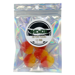 Chewda – Perky Peaches – 200mg CBD
