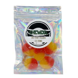 Chewda – Perky Peaches – 500mg CBD