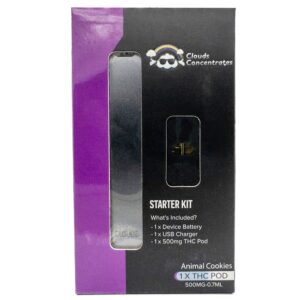 Clouds Concentrates – JUUL THC Starter Kit – Animal Cookies