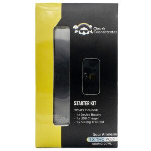 Clouds Concentrates – JUUL THC Starter Kit – Sour Amnesia