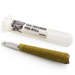 Crystal Puff – THC Infused Pre-Roll – SATIVA