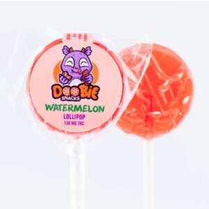 Doobie Snacks – 150mg THC Lollipop – Watermelon