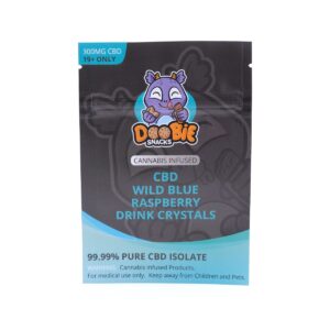 Doobie Snacks – 300mg CBD Crystal Mix – Wild Blue Raspberry