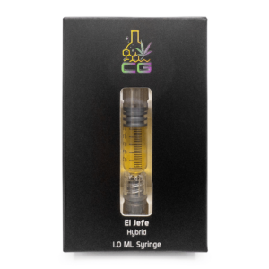 CG Premium Extracts – El Jefe THC Hybrid Distillate Syringes – 1ML