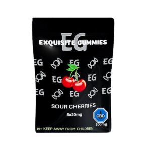 Exquisite Gummies – Cherry CBD – 100mg