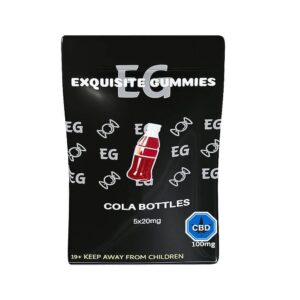 Exquisite Gummies – Cola Bottles CBD – 100mg