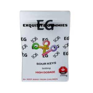 Exquisite Gummies – Sour Keys – 250mg