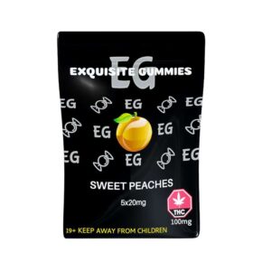 Exquisite Gummies – Peach – 100mg