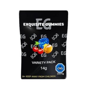 Exquisite Gummies – Variety Pack CBD – 100mg