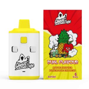 Ghost Vape – Apple Fritter / Pineapple Express – 6000mg (3g/3g) THC Disposable