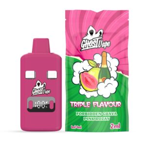 Ghost Vape – Forbidden Guava / Pink Rozay – 2000mg (1g/1g) THC Disposable