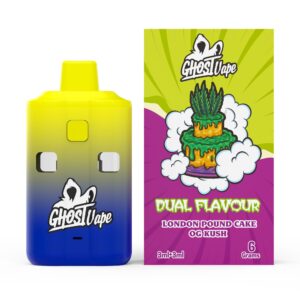 Ghost Vape – London Pound Cake / OG Kush – 6000mg (3g/3g) THC Disposable