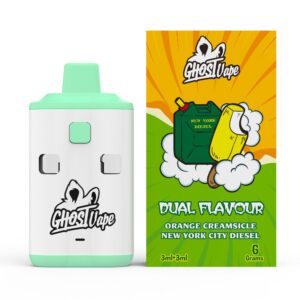 Ghost Vape – Orange Creamsicle / New York City Diesel – 6000mg (3g/3g) THC Disposable