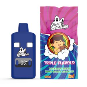 Ghost Vape – Rainbow Belts / Boys Scout Cookies – 2000mg (1g/1g) THC Disposable
