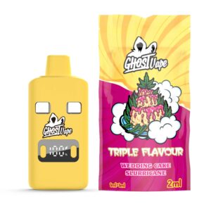 Ghost Vape – Wedding Cake / Slurricane – 2000mg (1g/1g) THC Disposable