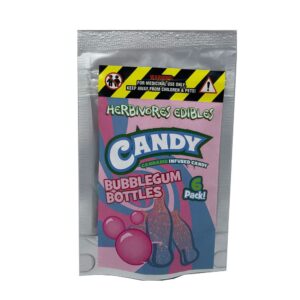 Herbivores Edibles – THC Bubblegum Bottles – 150mg