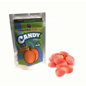 Herbivores Edibles – THC Buzzy Peaches – 150mg