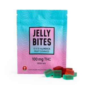 Jelly Bites – Berry Mix 100mg – Indica