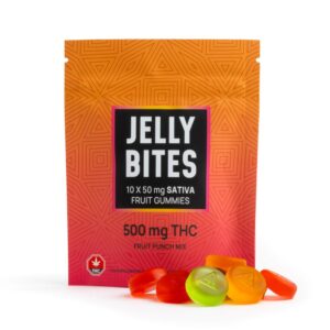 Jelly Bites – Fruit Punch Mix 500mg – Sativa