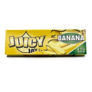 Juicy Jay’s – 1¼ Flavoured Hemp Rolling Papers – Banana