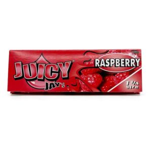Juicy Jay’s- 1¼ Flavoured Hemp Rolling Papers – Raspberry