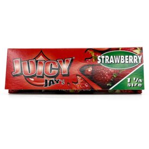 Juicy Jay’s – 1¼ Flavoured Hemp Rolling Papers – Strawberry