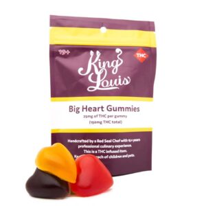 King Louis – Big Heart Gummies – 150mg THC