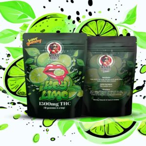 Mama Anne’s Edibles – Key Lime Gummy – 1500mg THC