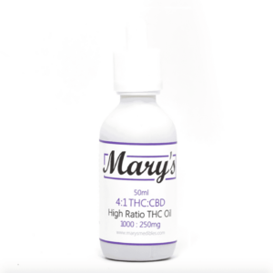 Mary’s Medibles – High Ratio 4:1 THC Tincture 1000mg THC/250mg CBD