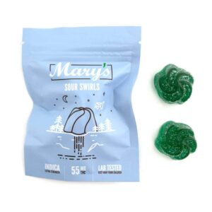 Mary’s Medibles – Sour Swirls – Indica – 55mg