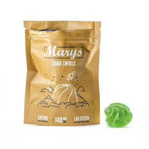 Mary’s Medibles – Sour Swirls – Sativa – 140mg