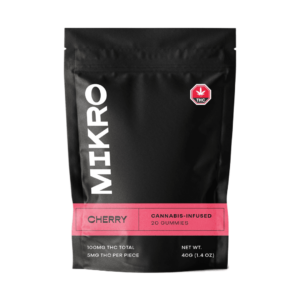 Mikro – Cannabis Infused Gummies – Cherry – 100mg THC