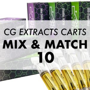 Mix & Match – CG Extracts Premium Cartridges 1ML – 10x