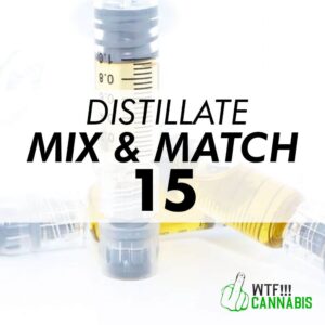 Mix & Match – CG Premium Extracts – THC Distillate Syringes 1ML – 15x