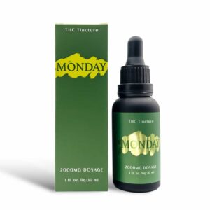 Monday – THC Tincture – 2000mg