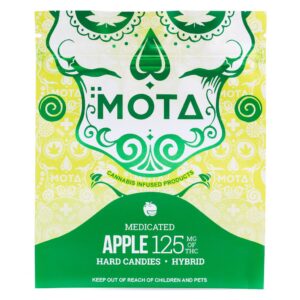 MOTA – Hard Candies – Apple – 125mg THC