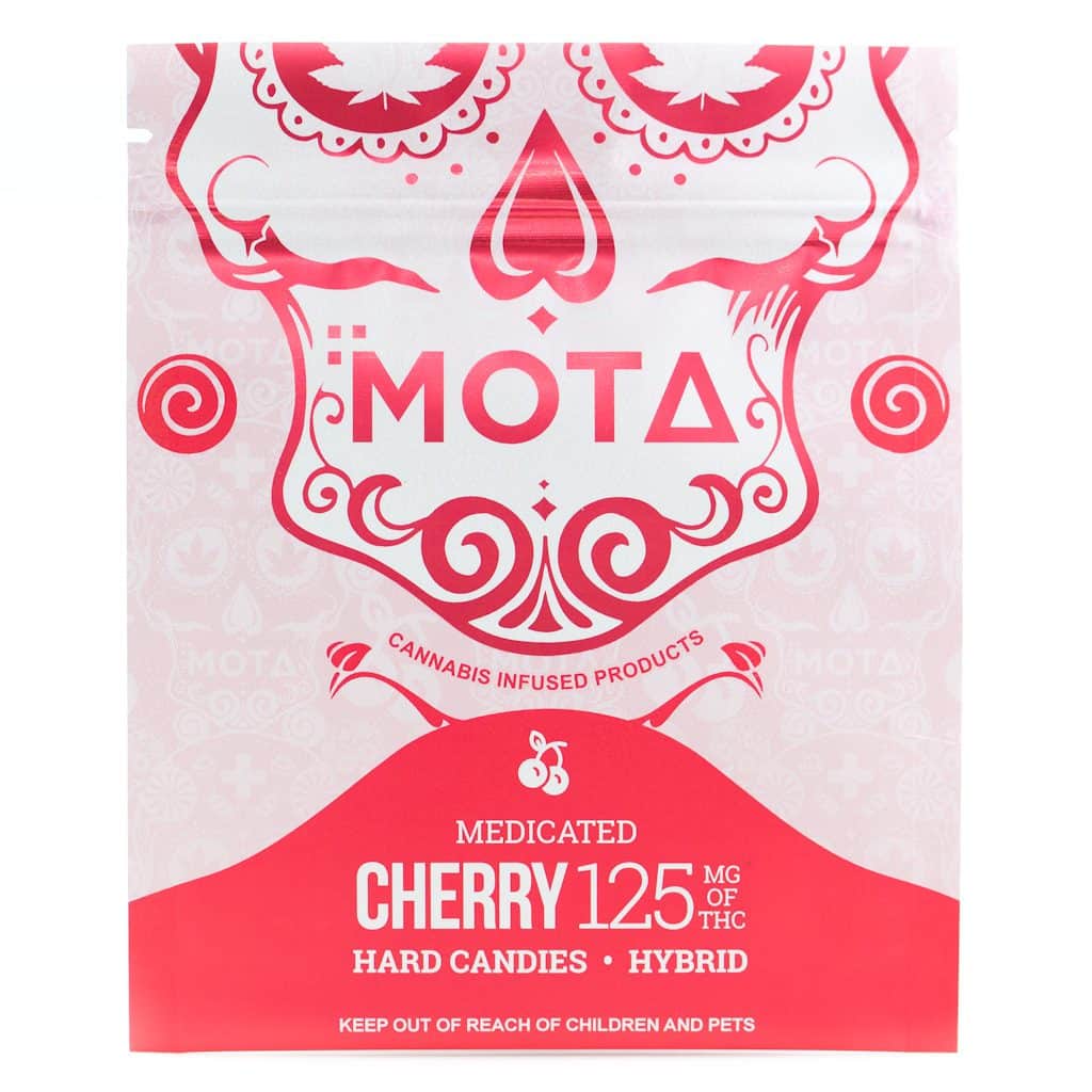 MOTA – Hard Candies – Cherry – 125mg THC