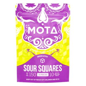 MOTA – Sour Squares – 150mg THC