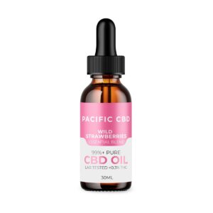 Pacific CBD Tincture 1000mg – Essential Blend – Wild Strawberries
