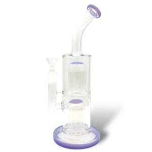 11.5″ Dual Tree Perc Angled Tube Bong – $119.99