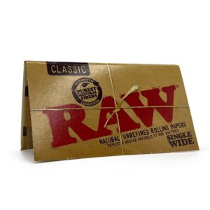 RAW – Classic Natural Single Wide Rolling Paper
