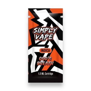 Simply Vapes – THC Cartridge – God’s Breath – 1ML