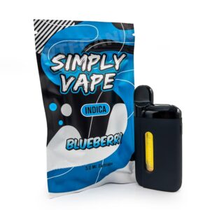 Simply Vapes – THC Disposable Pen – Blueberry – 5ML